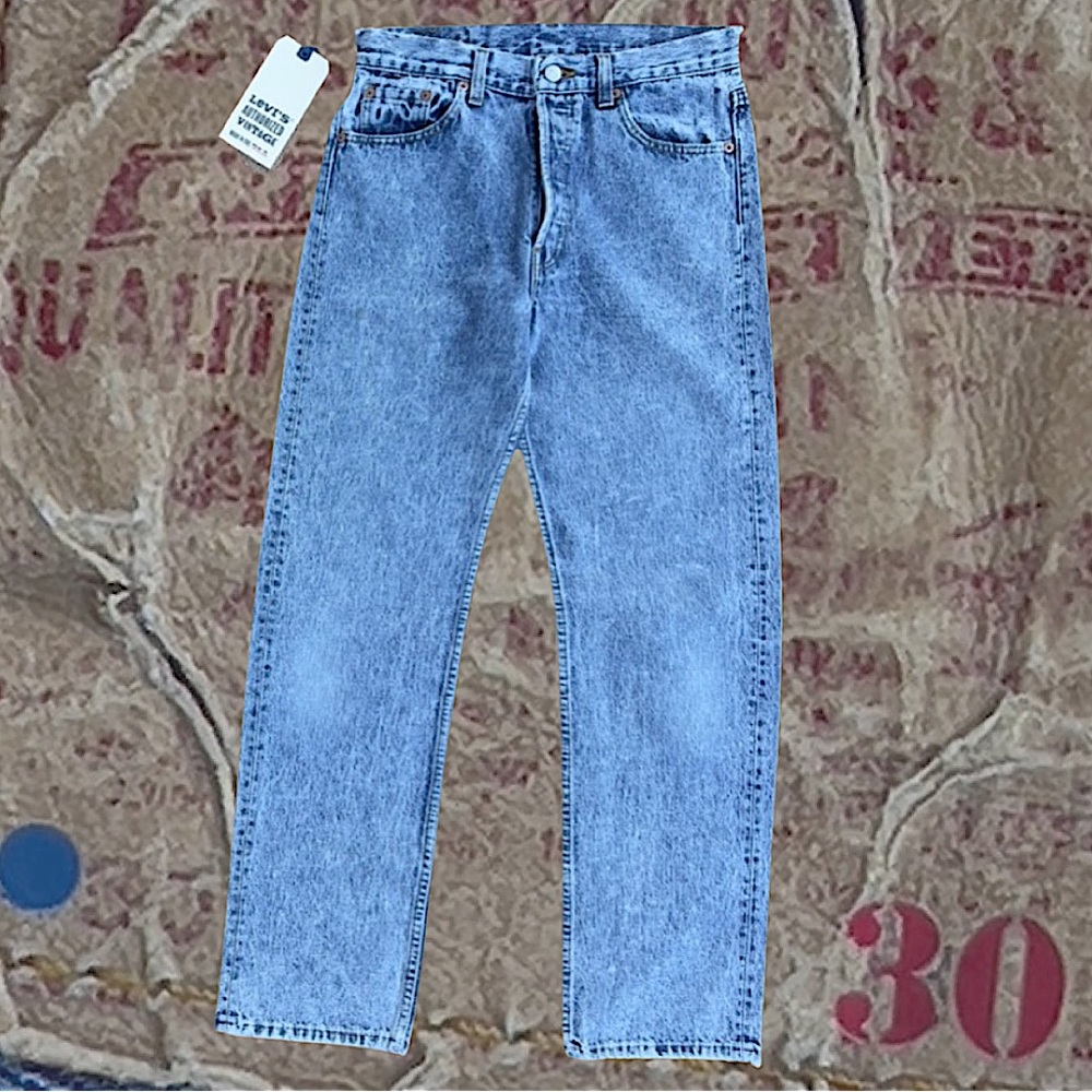 Levi’s Authorized Vintage 501 Straight Leg Jean Made In USA 59354-0000 - Picture 9 of 16
